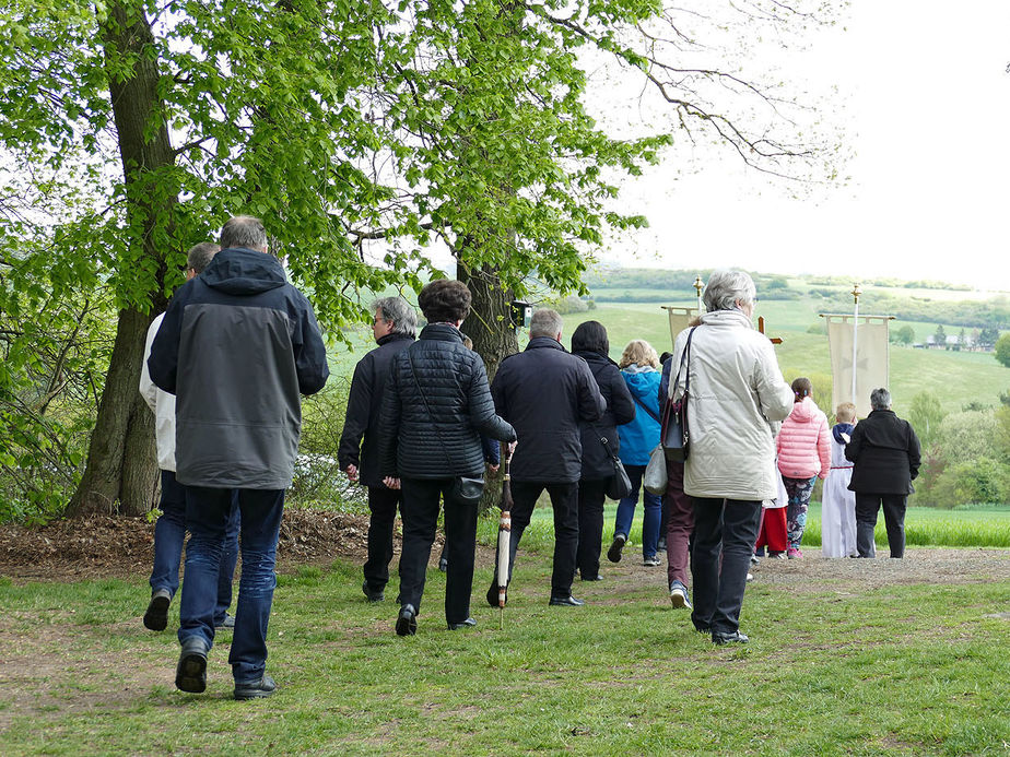 Bittprozession an der Weingartenkapelle (Foto: Karl-Franz Thiede)